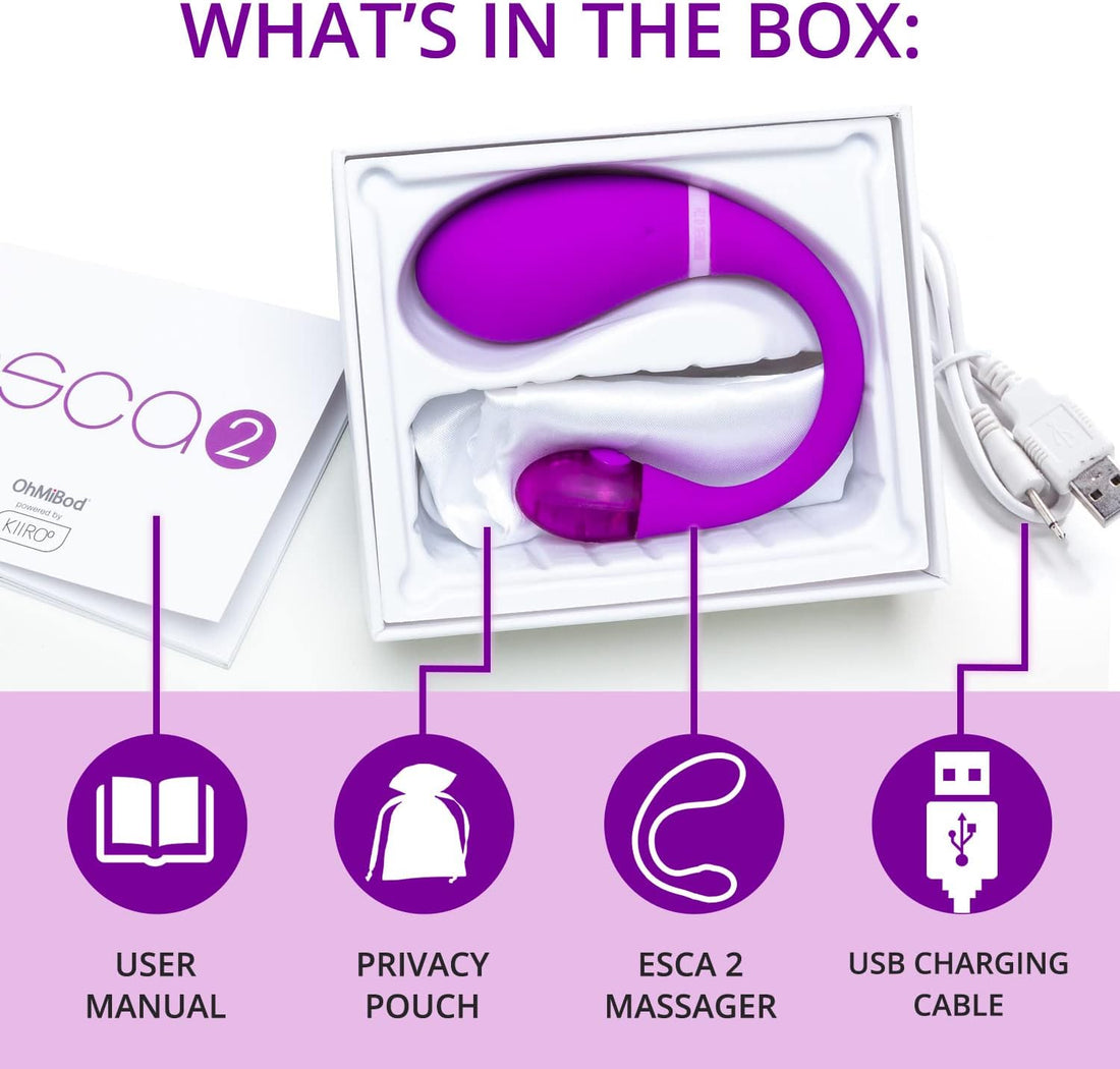 Ohmibod Esca2 Purple Powered By Kiiroo - VR Compatible