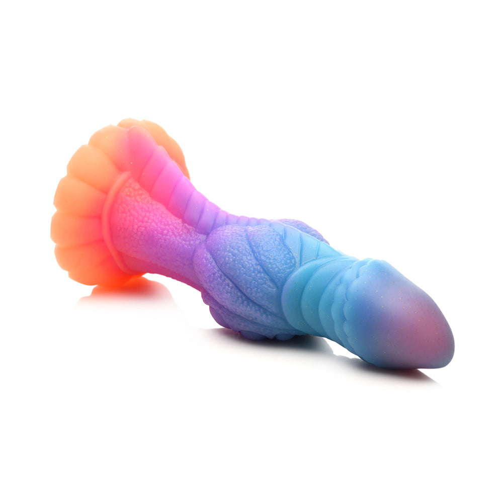 Creature Cocks Galactic Cock Alien Creature Glow-In-The-Dark Silicone Dildo