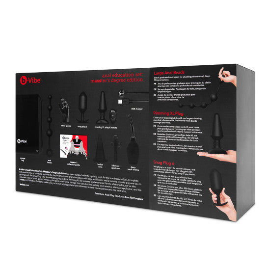 B-Vibe Anal Education Set: Master's Degree Edition