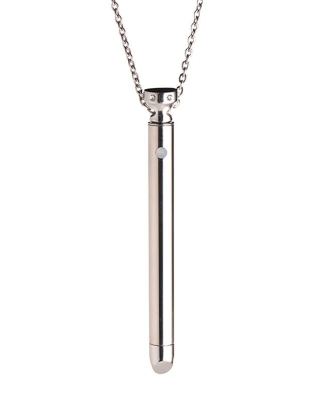 Charmed Vibrating Stainless Steel Necklace