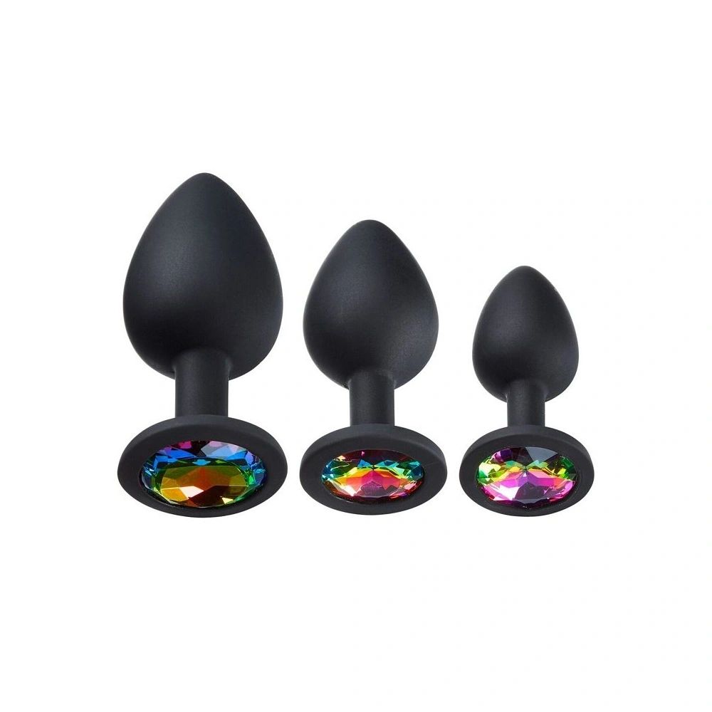 Cloud 9 Gems Black Silicone Anal Plug