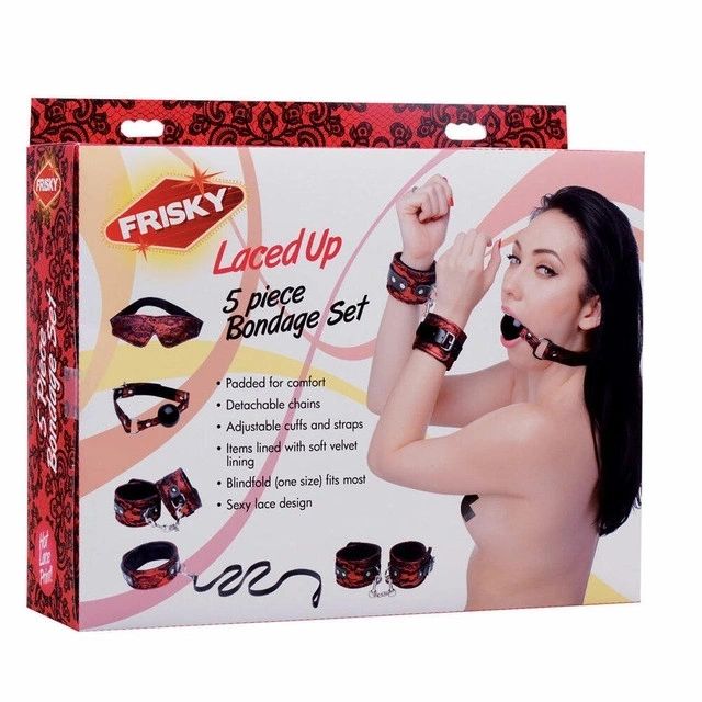 Laced Up 5 Pice Bondage Kit