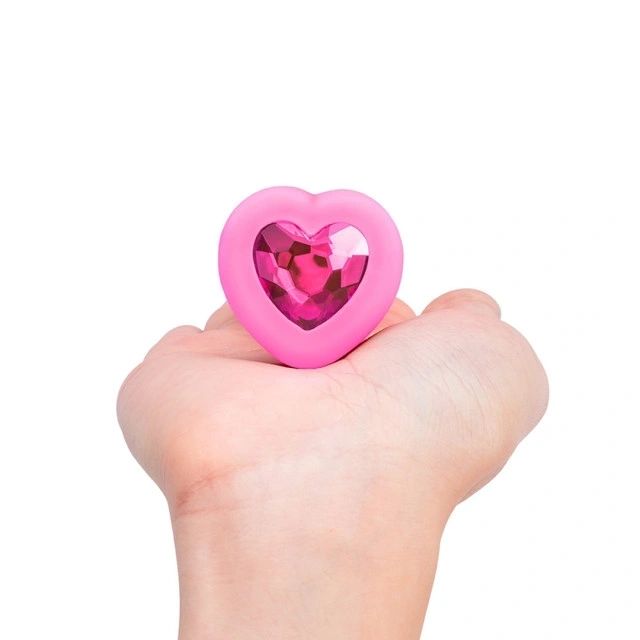 b-Vide Vibrating Heart Plug with Remote