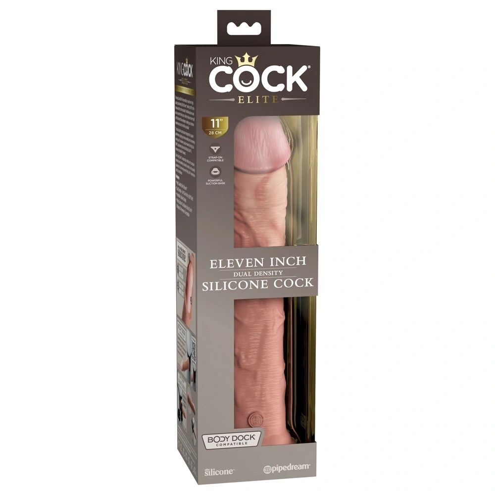 King Cock 11" Dual Density Silicone