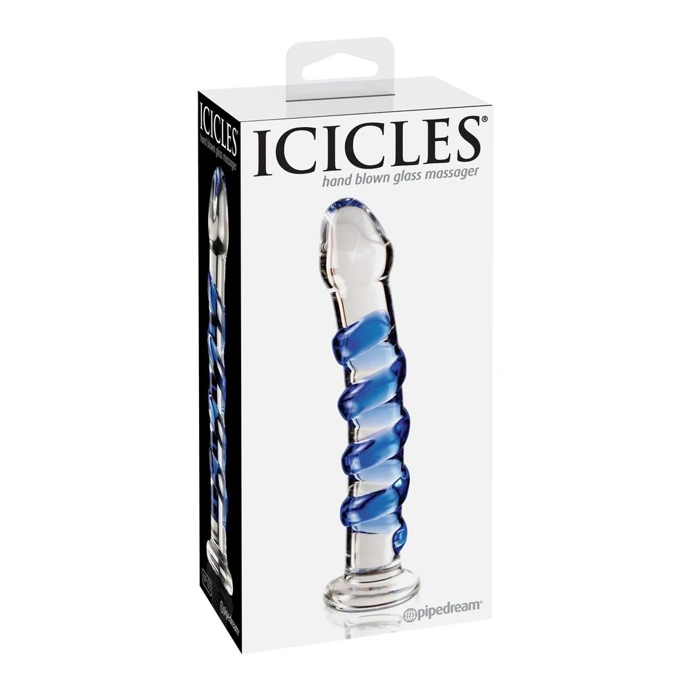 Icicles No. 5 7" Glass Dildo