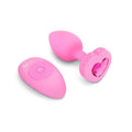 b-Vide Vibrating Heart Plug with Remote