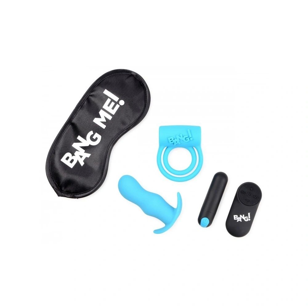 Bang! Duo Blast C-Ring, Butt Plug, Bullet and Blindfold